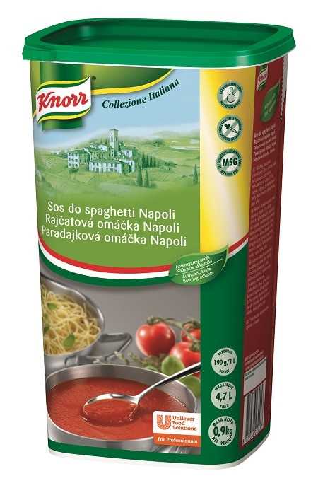 Knorr Sos do spaghetti Napoli 0,9 kg - 